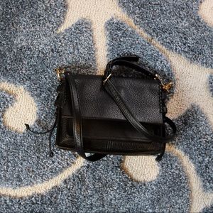 Stuart Weitzman Black Leather Satchel